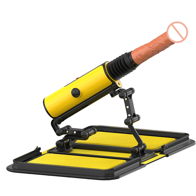 Remote Control Carry Case Sex Machine With Warming Dildo - 