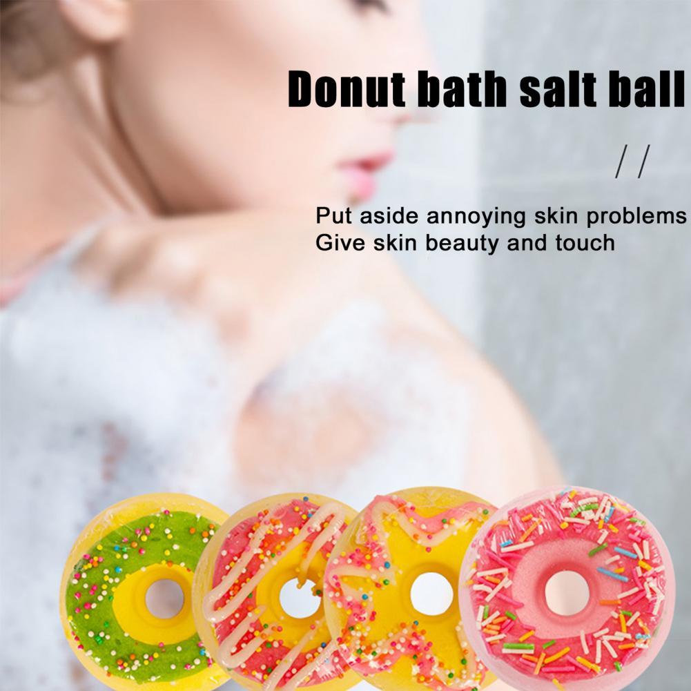 4pcs/set Donut Style Handmade Bubble Bath Ball - 