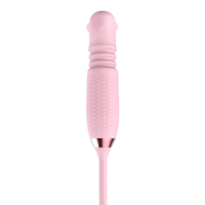 3-in-1 Blooming Rose Toy Rotating Telescopic Tongue Licking Pearls Vibrator Sex Toy For Adult Female - 