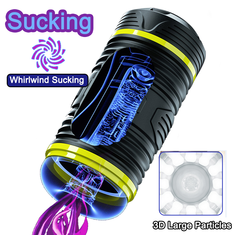 Automatic Sucking Blowjob Masturbator Cup Vagina Masturbation Penis Trainer For Men - 