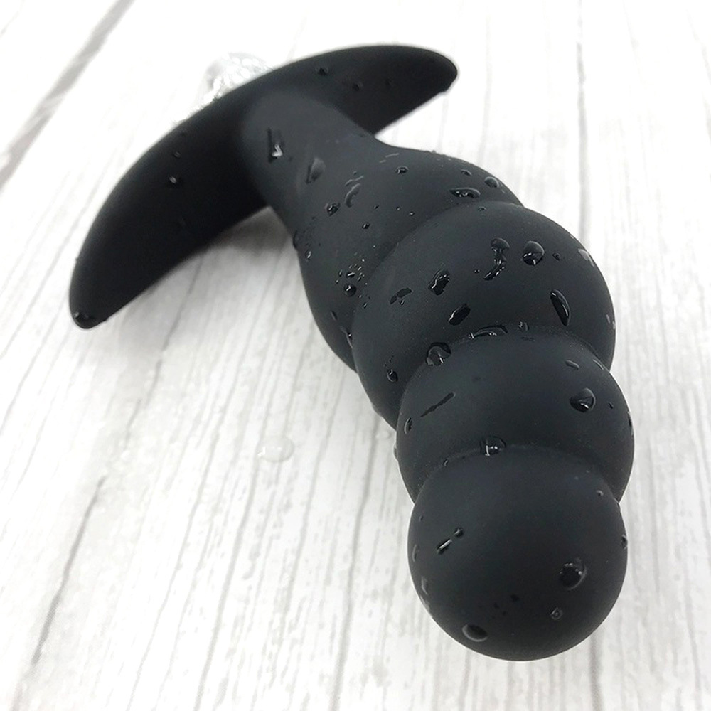 Female Pull Bead Anal Plug Vibrator Sex Toy For Adults - 