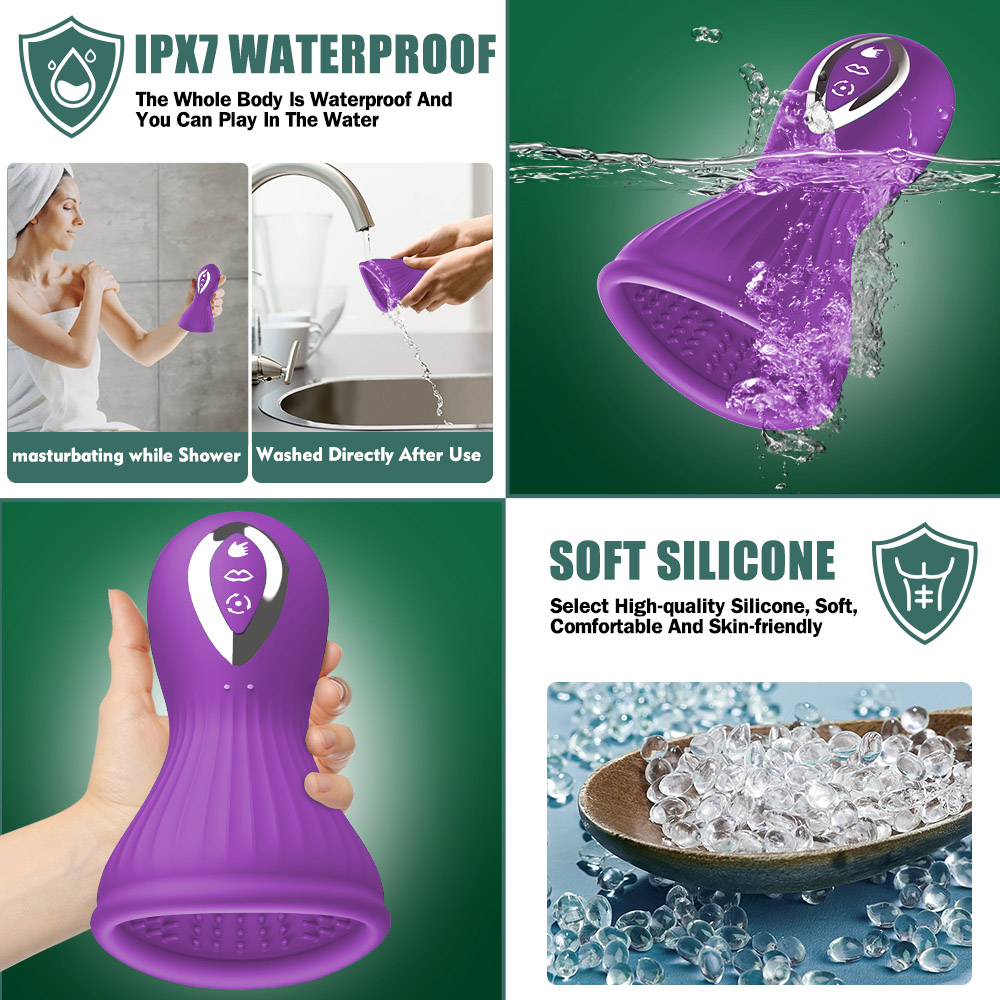 Milu X - Rotating Sucking Breast Aspirator Nipple Stimulation Massage Sex Toy - 