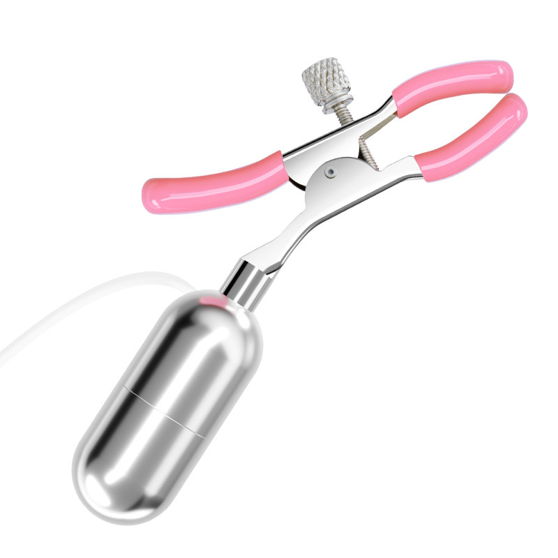 Nipple Clip With Egg Skipping Breast Massage Clitoral Stimulation Sex Toy - 