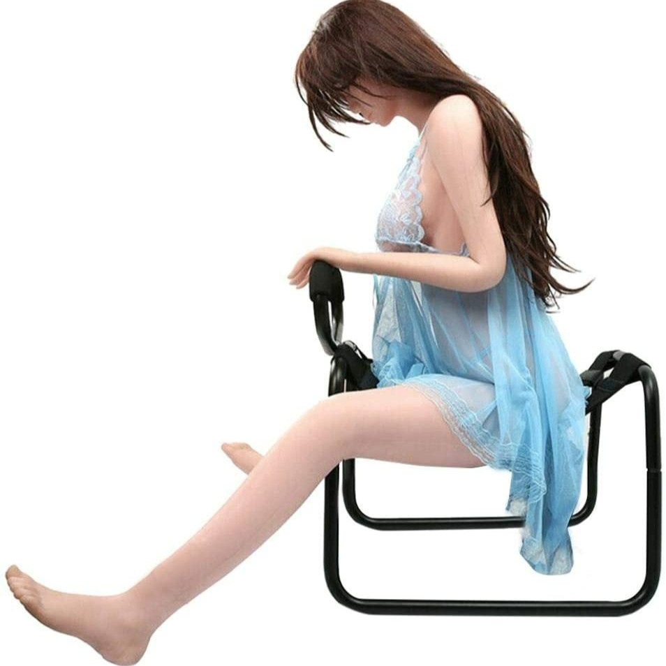Multi-position Sex Chair with Foam Armrest, Multifunction Detachable Stretch Chair - 