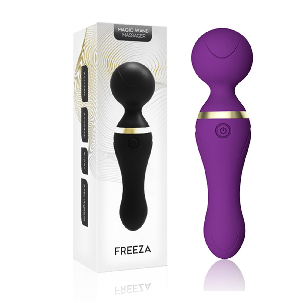 9 Modes Female Mute Vibrator Double Head Bendable Vibrator G-spot Masturbator Adult Sex Product - 