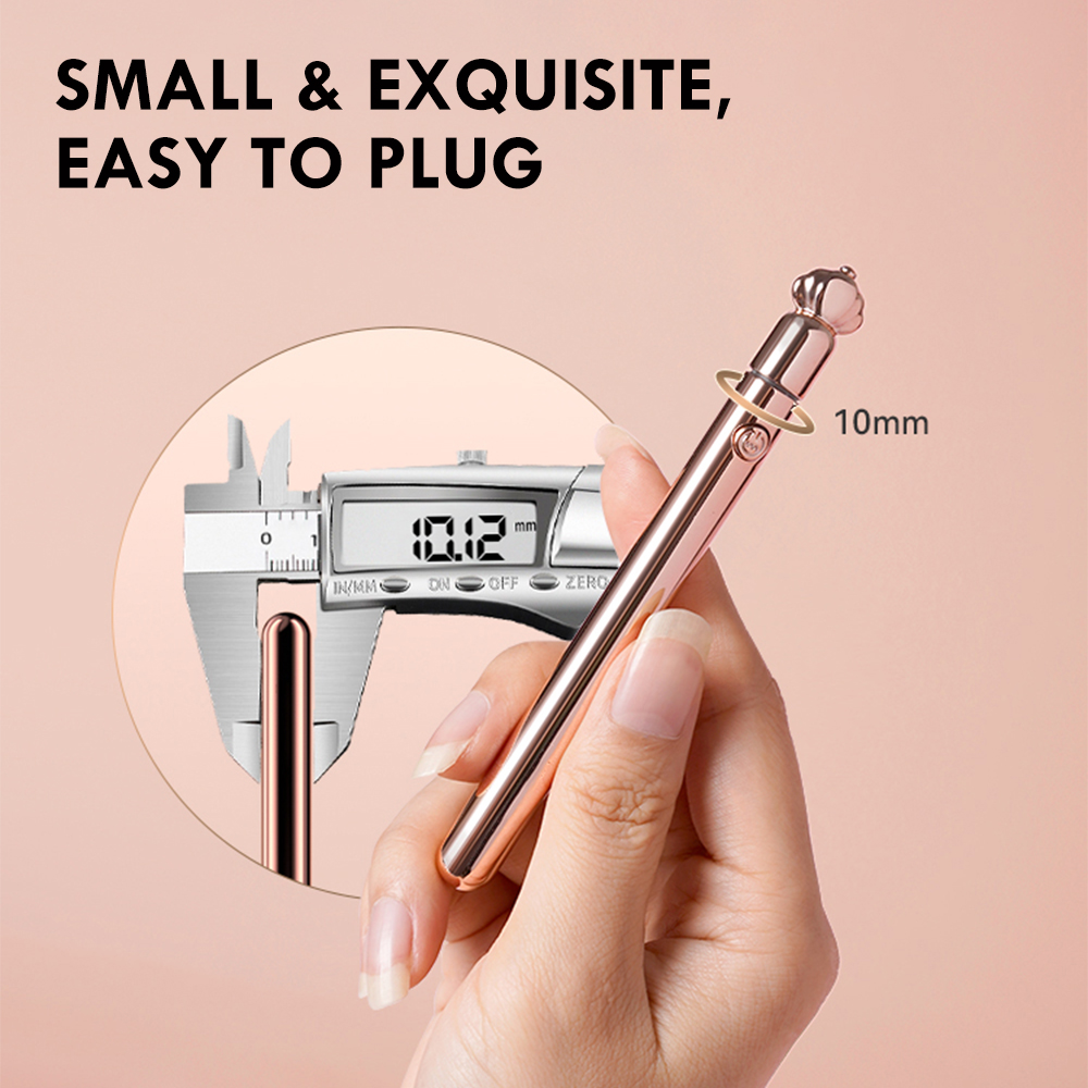 10 Frequency Strong Shock Slim Discreet Vibrator Full Body Massage Anal Breast Vaginal Stimulation Sex Toy - 