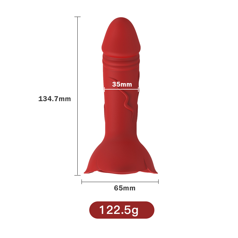 Wireless Remote Control Vibrating Rose G Spot Stimulator - 
