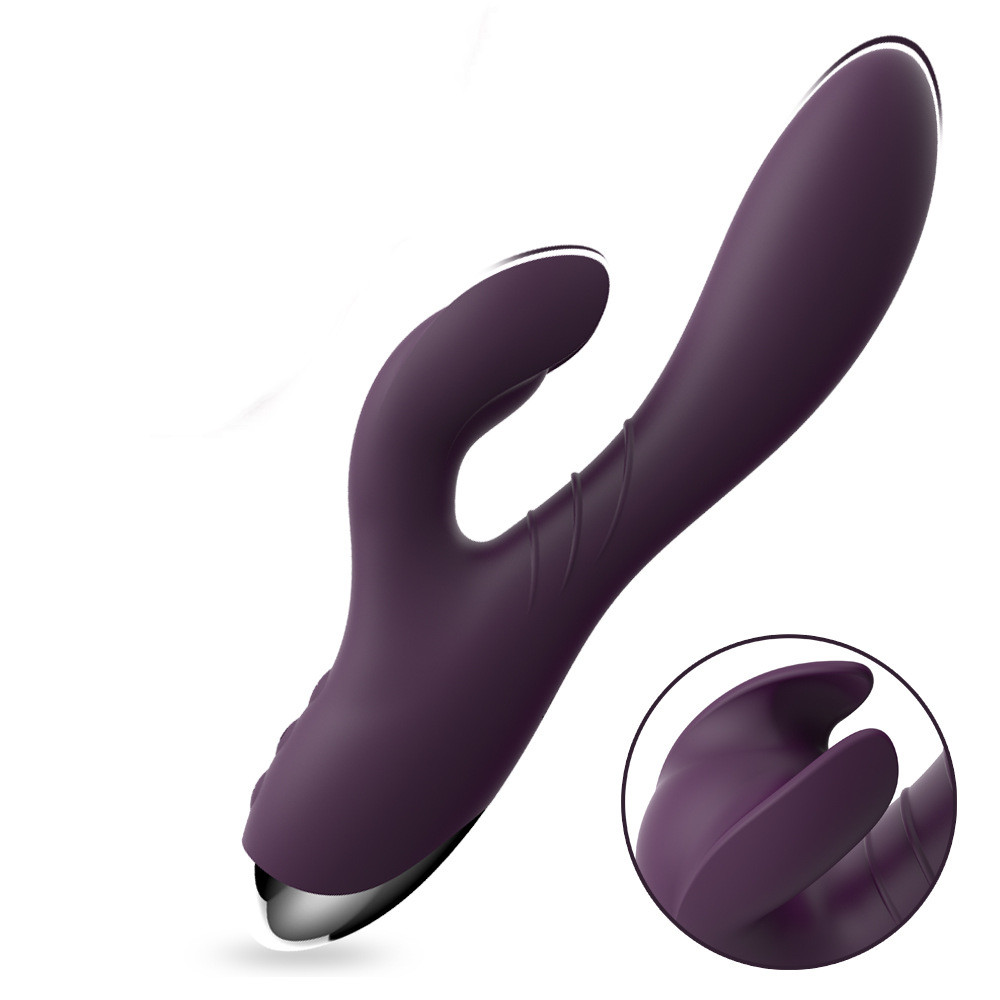 Jade Rabbit Vibrator Sex Toy For Female G-Spot Clitoral Stimulation Masturbation Stick - 