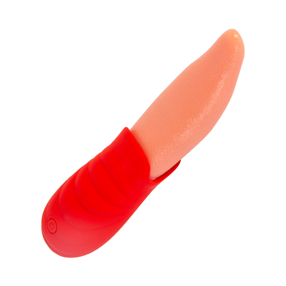 Helran Tongue Vibrator Clitoral Breast Massage Stimulation Toy - 