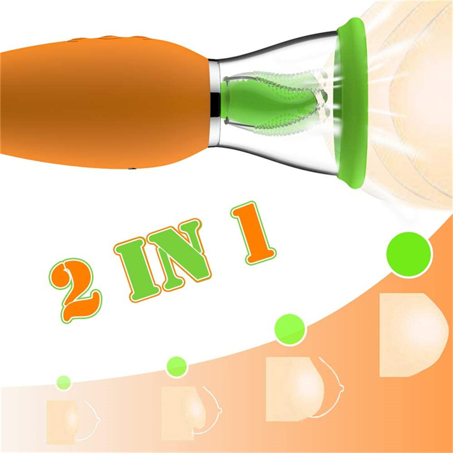 Clitoral Sucker 3+7 Sucking Mode Silicone Vibrator - 