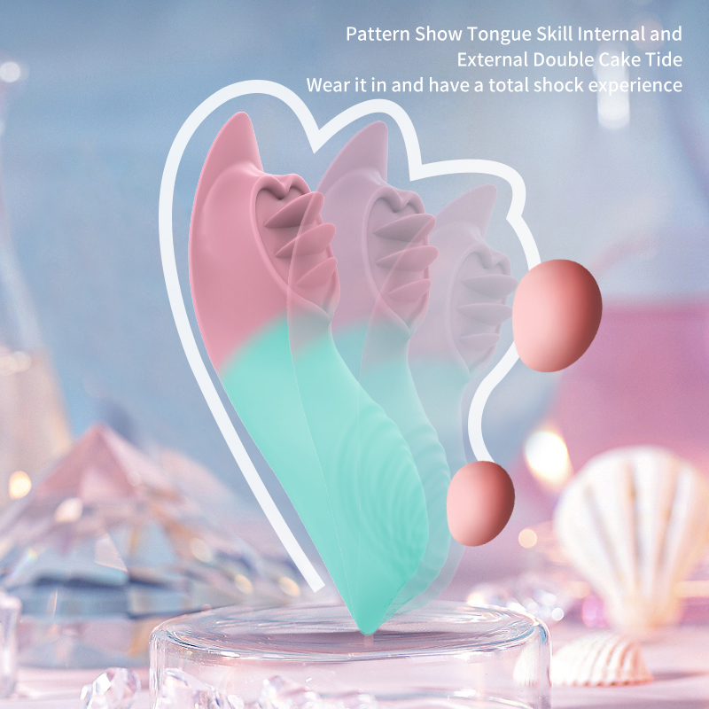 App Remote Control Invisible Panty Vibrator & Clitoris Stimualtor - 