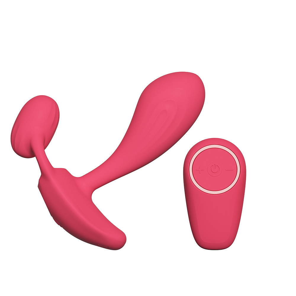 App Remote Control Double Shock Rotating Clit Stimulating Panty Vibrator - 