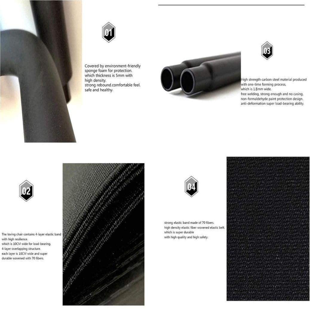 Multi-position Sex Chair with Foam Armrest, Multifunction Detachable Stretch Chair - 