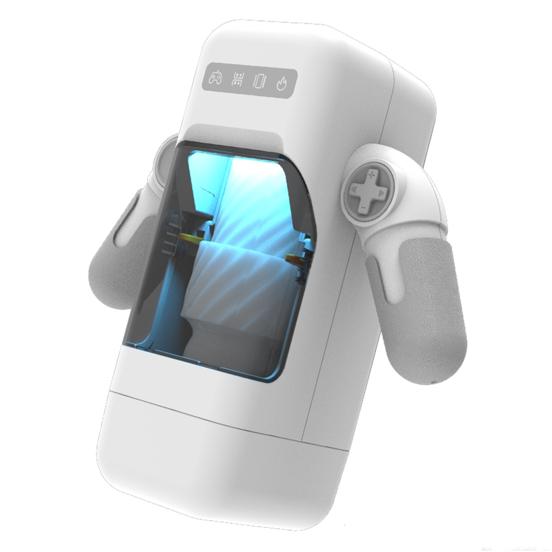 Game Cup Thrusting Vibrating Masturbator With Heating Function - 