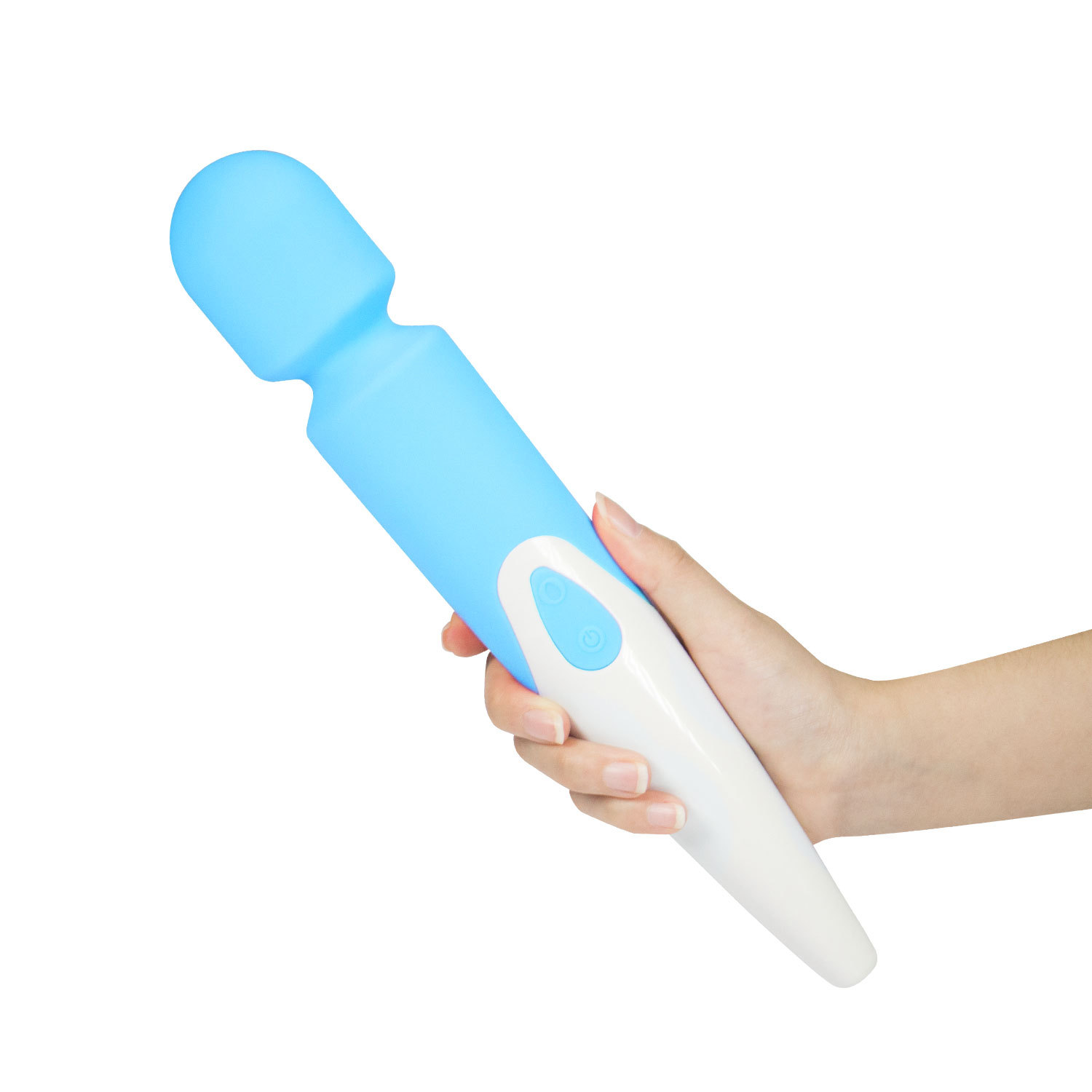 10 Speed Frequency Silicone Waterproof Wand Vibrator - 