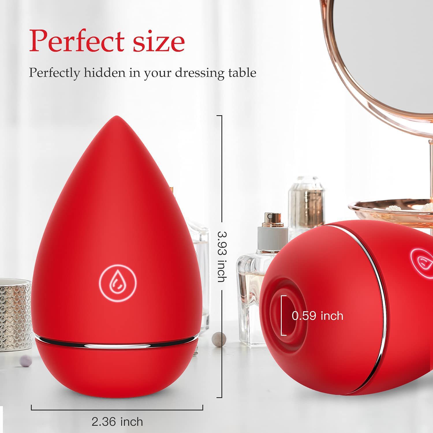 Beauty Egg Design 10 Frequency Sucking Vibrator For Female - 