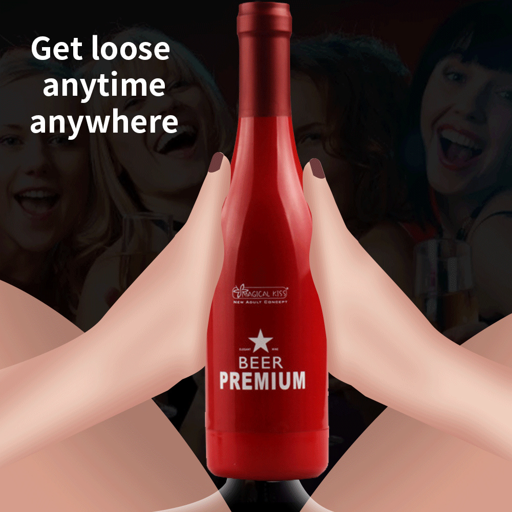 Beer Bottle Manual Male Masturbator Cup Sex Toys For Men - 