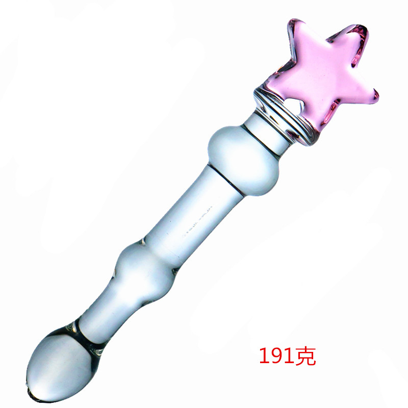 Glass Dildo Anal Plug Adult Female Sex Products - 
