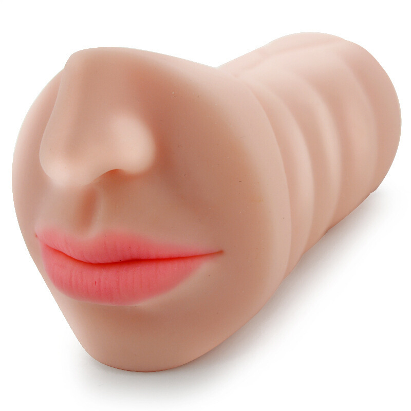 Dual Channel Masturbation Cup Male Masturbator Sex Toy For Men - 