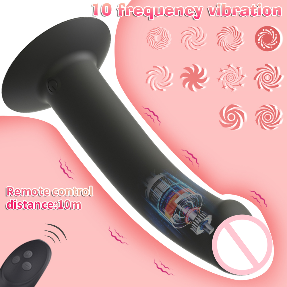 10 Frequency Dildo Vibrator Prostate Stimulator For Adult - 