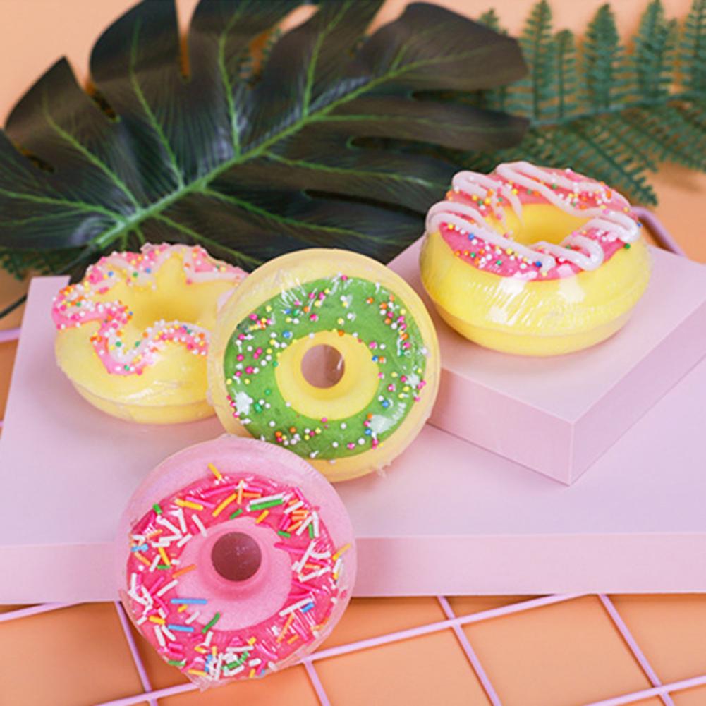 4pcs/set Donut Style Handmade Bubble Bath Ball - 