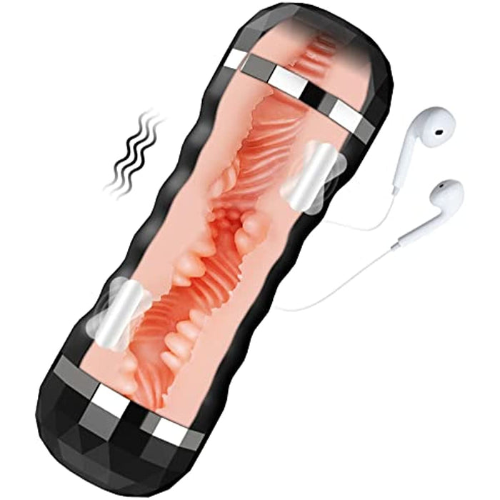 Sexy Female Voice Vagina And Oral Sex Vibration Male Masturbator - 