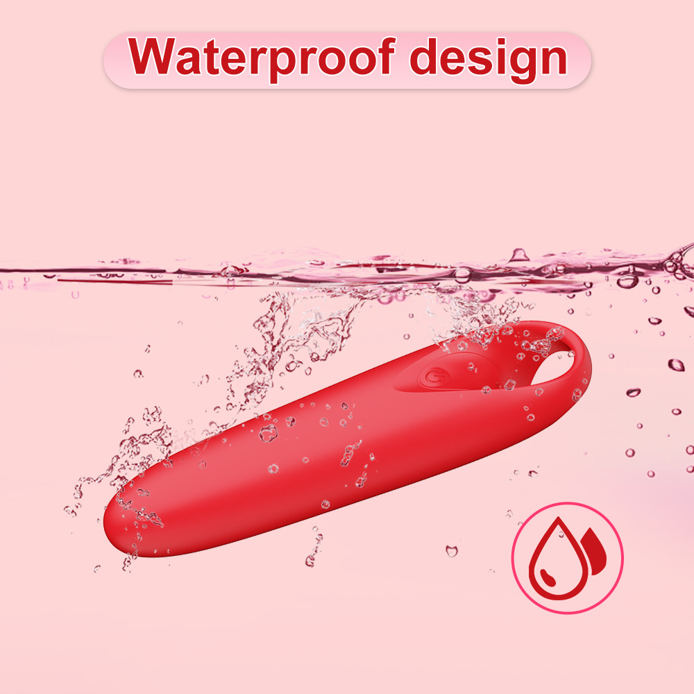 12 Frequency Strong Shock Bullet Vibrator With Finger Ring Clitoral G-Spot Stimulation Women Sex Toy - 