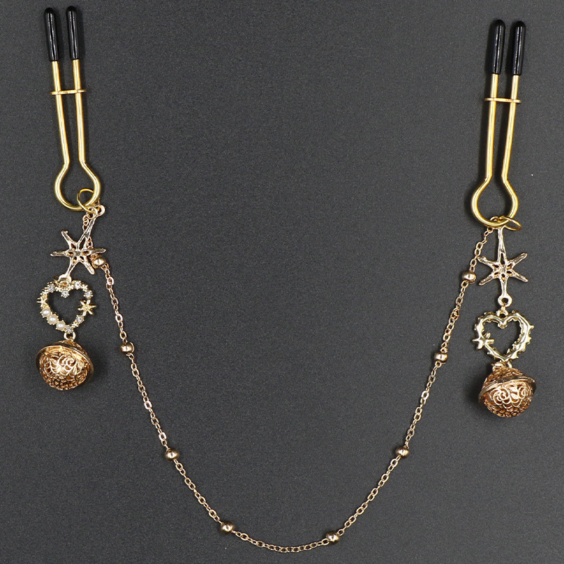 Sex Nipple Clamps With Chain Couple Flirting Sex Tool - 