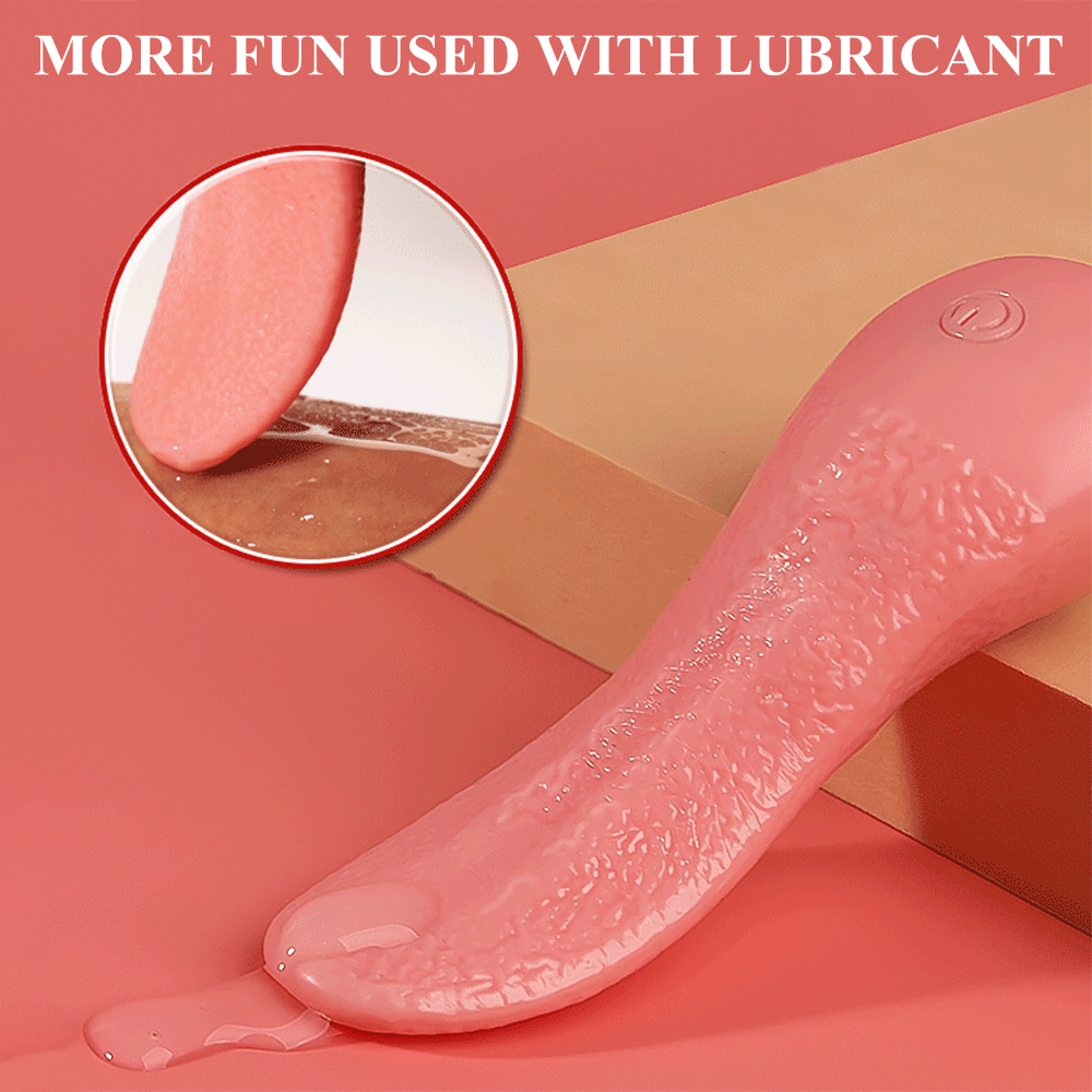 Tongue Licking Vibrator For Women G Spot Clitoral Stimulator - 