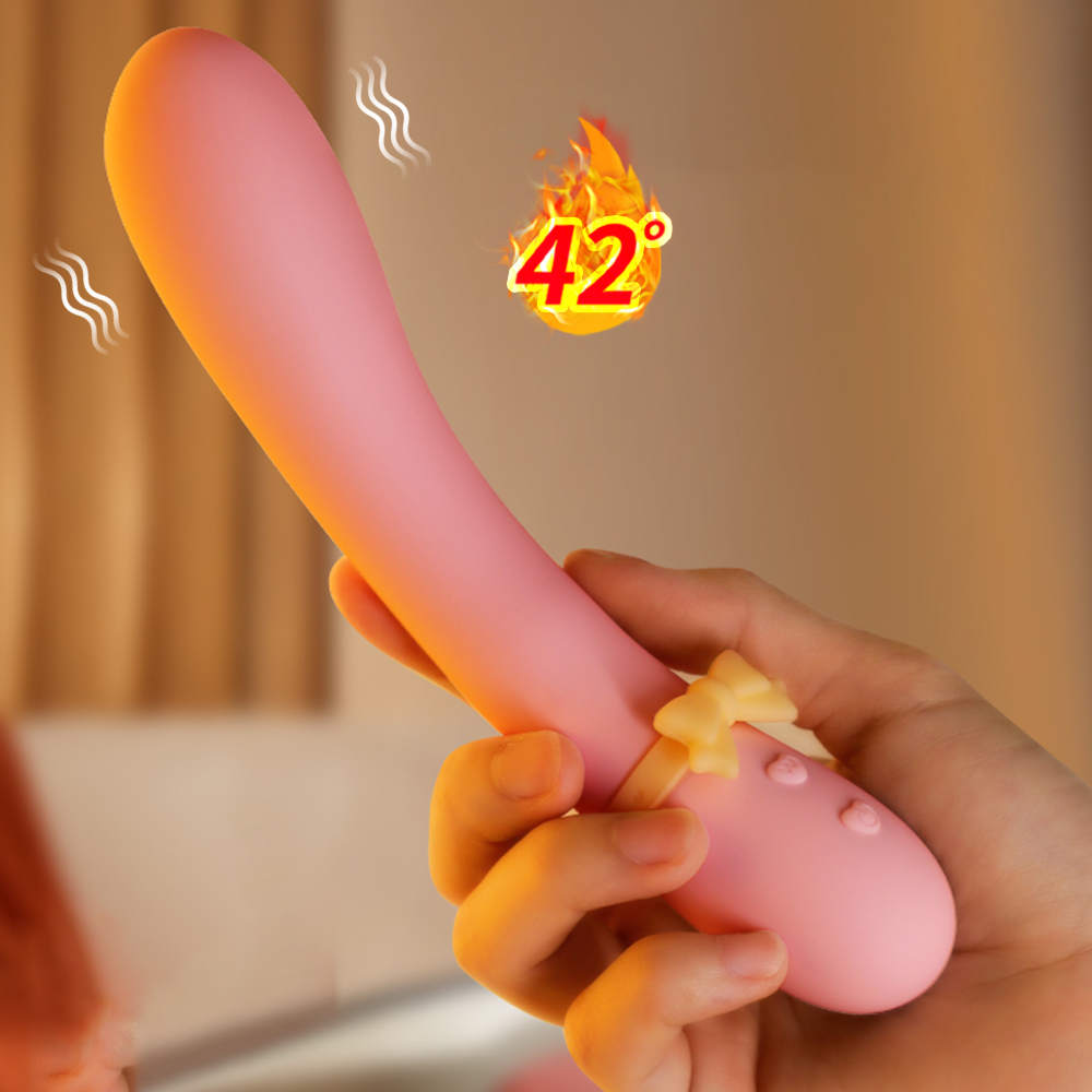 Heating G-Spot Vibrator for Women 8 Seconds to Orgasm Finger Shaped Vibrators Nipple Clitoris Stimulator - 