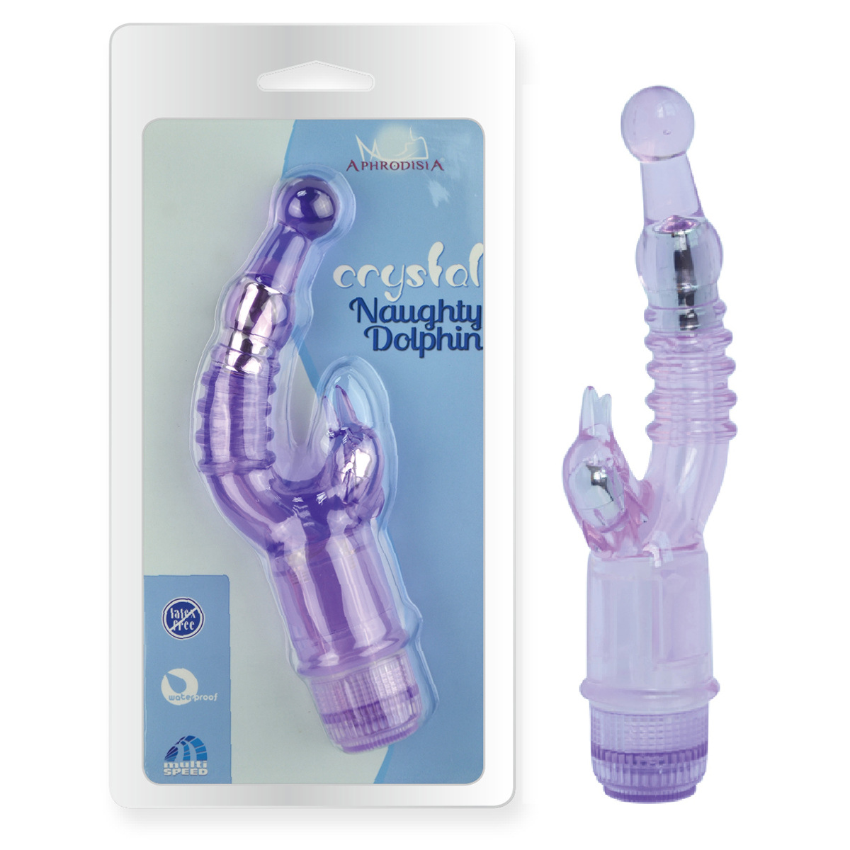 Dolphin Play Ball Female Double Vibrator G-point And Clitoris Stimulator - 