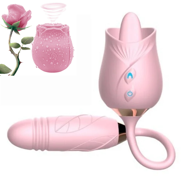 Female Rose Pink Ocean Kit Vibrators For Her - 