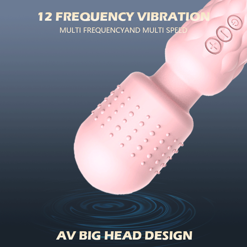 AV Vibrator Magic Wand Massager Rotating Clitoris Stimulator - 