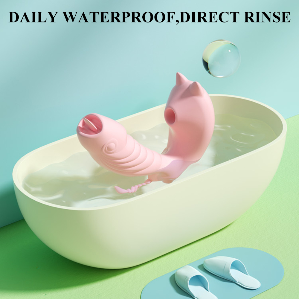 3 In 1 Kitten Clitoris Sucking Dildo Vibrator Panties Vagina Stimulator - 