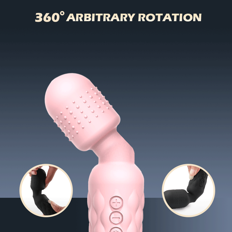 AV Vibrator Magic Wand Massager Rotating Clitoris Stimulator - 