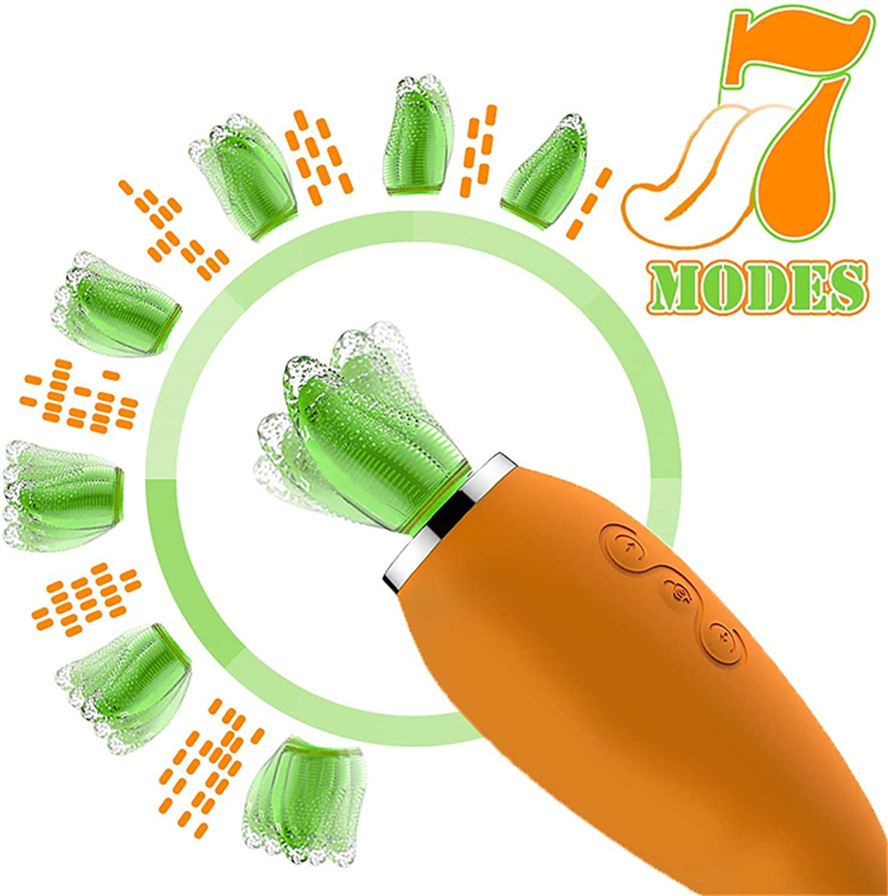 Clitoral Sucker 3+7 Sucking Mode Silicone Vibrator - 