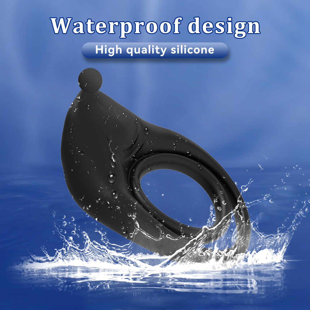 Wireless Remote Control Vibration Penis Ring & Clit Stimulator Sex Toy For Couples - 