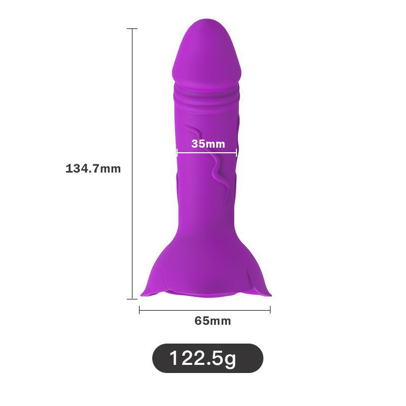 Wireless Remote Control Vibrating Rose G Spot Stimulator - 