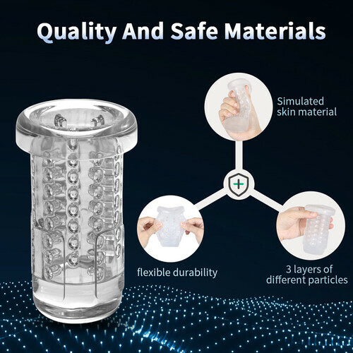 Automatic Telescopic Rotation Masturbation Cup Detachable Penile Training Sex Toy For Adult Male - 