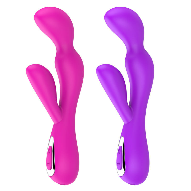 30-frequency Silicone Double-head Vibrator For Women - 