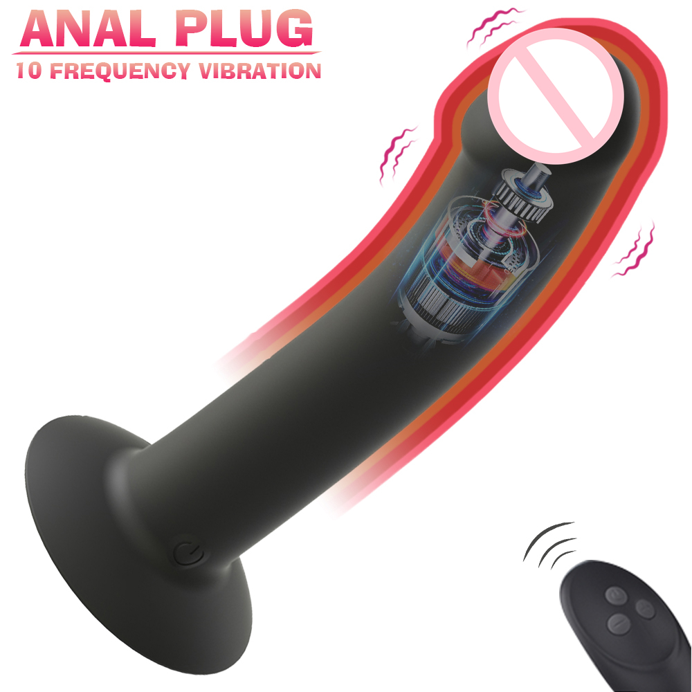 10 Frequency Dildo Vibrator Prostate Stimulator For Adult - 