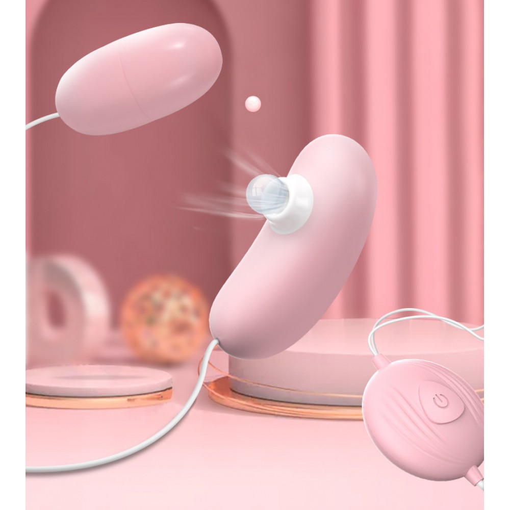 Tongue licking Vibrator Female Mini Sucking Jumping Egg - 