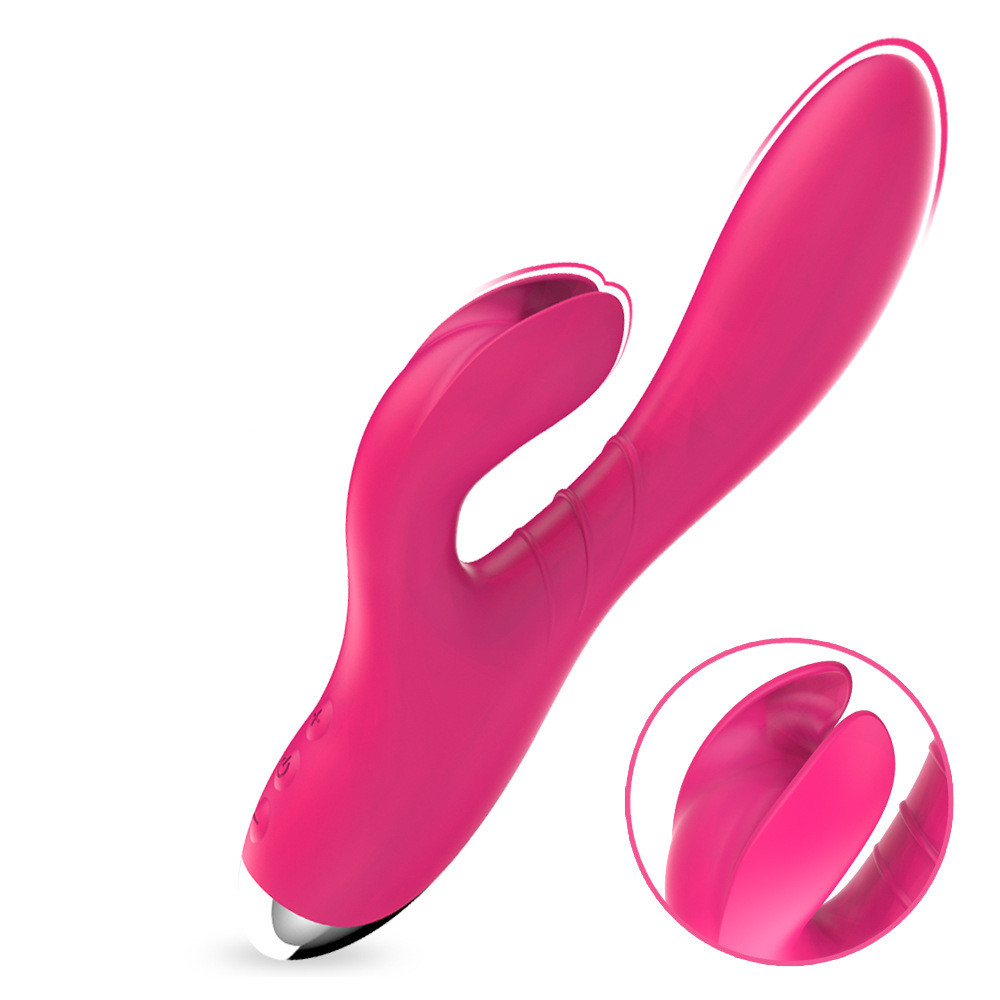 Jade Rabbit Vibrator Sex Toy For Female G-Spot Clitoral Stimulation Masturbation Stick - 