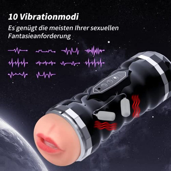 Sexy Female Voice Vagina And Oral Sex Vibration Male Masturbator - 