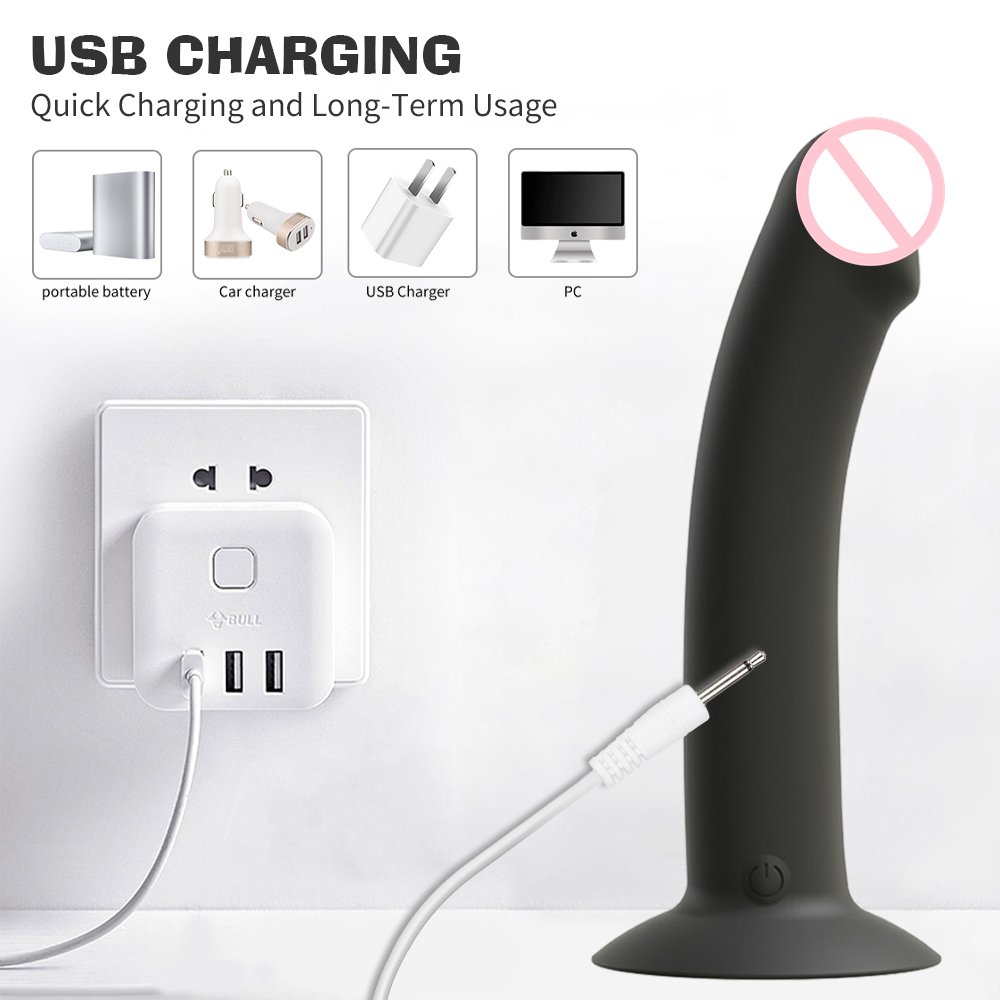 10 Frequency Dildo Vibrator Prostate Stimulator For Adult - 