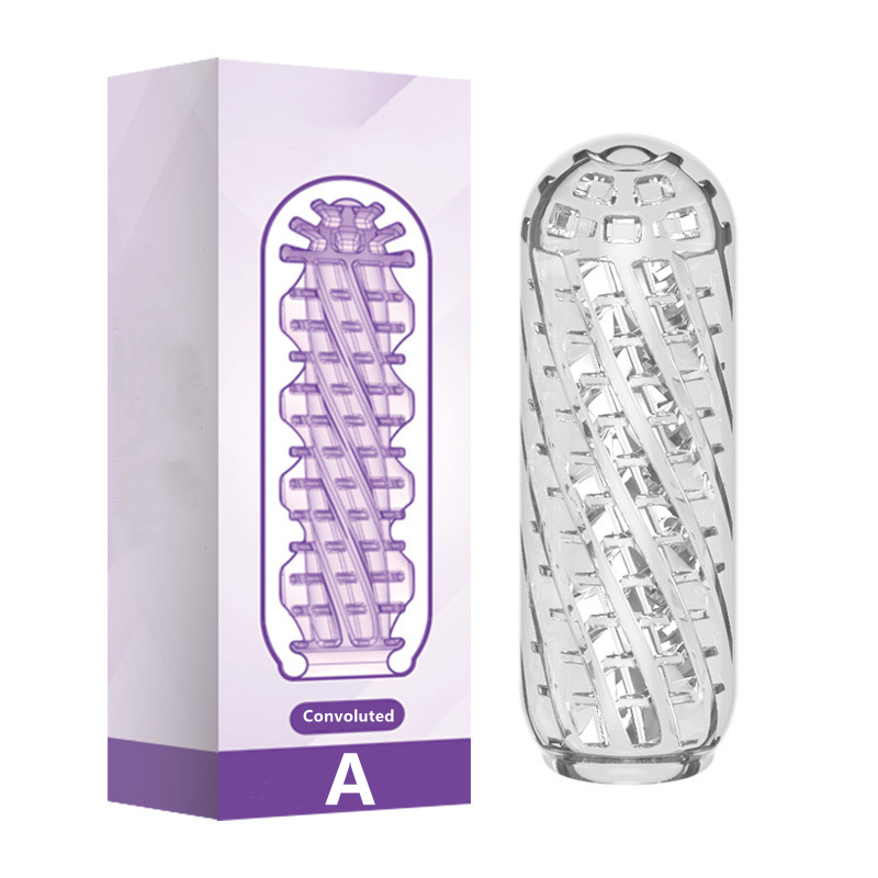 Men's Training Manual Masturbation Spiral Cup - 