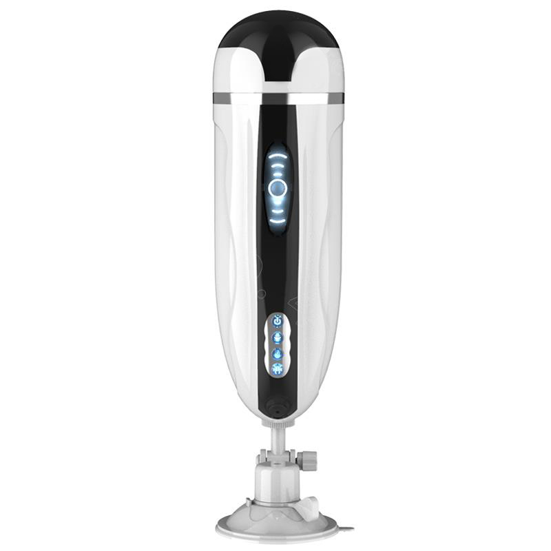 Airplane Cup Men's Intelligent Voice Heating Vibration Male Masturbator - 