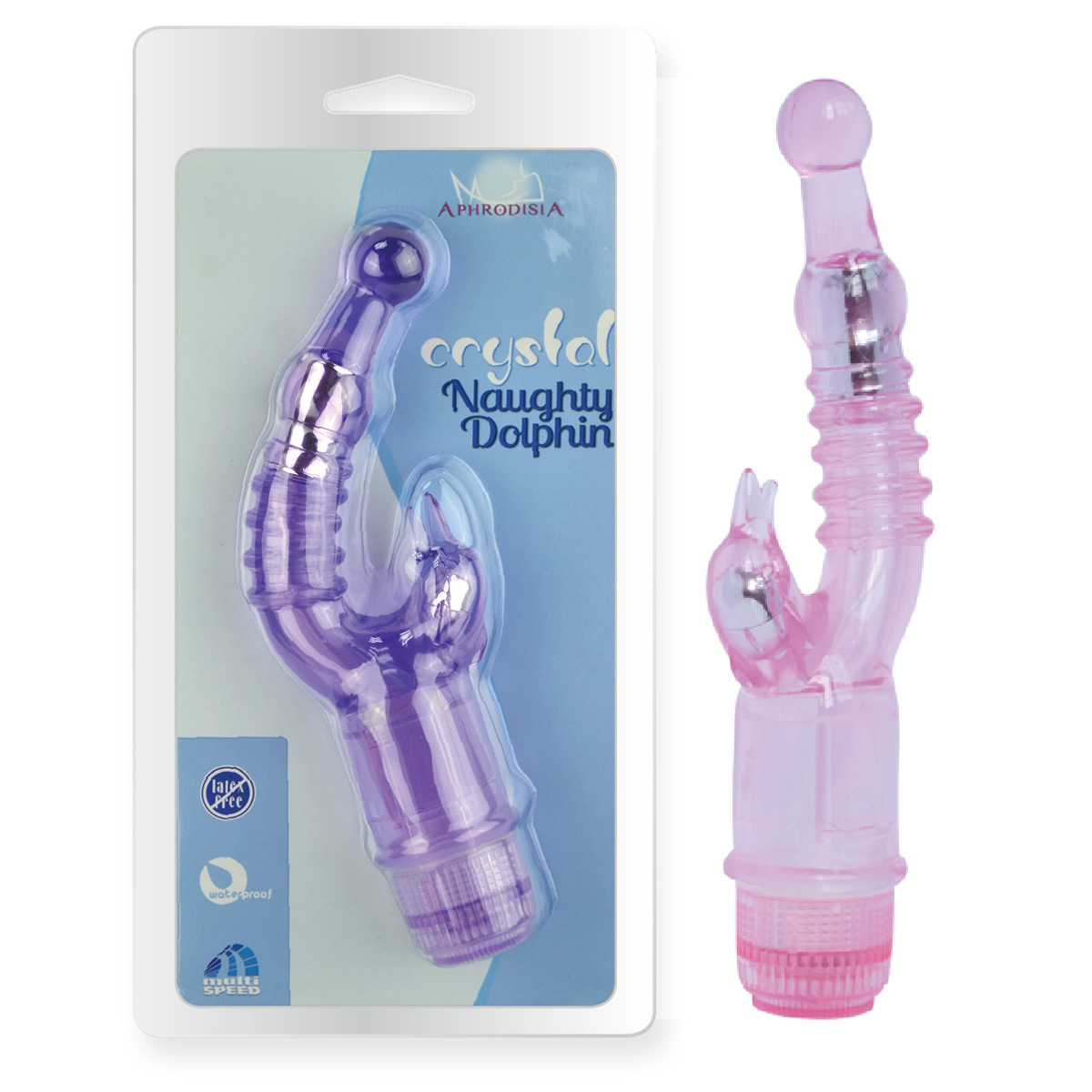 Dolphin Play Ball Female Double Vibrator G-point And Clitoris Stimulator - 