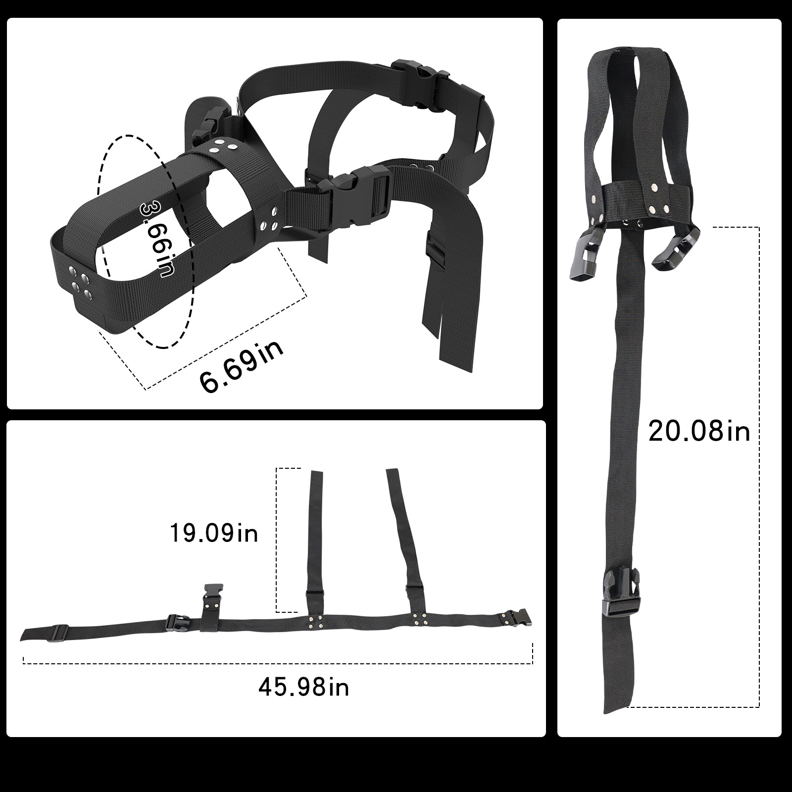 Buff - Waterproof Heating Sucking Telescopic Vibration Masturbation Cup With Strap On Harness - 