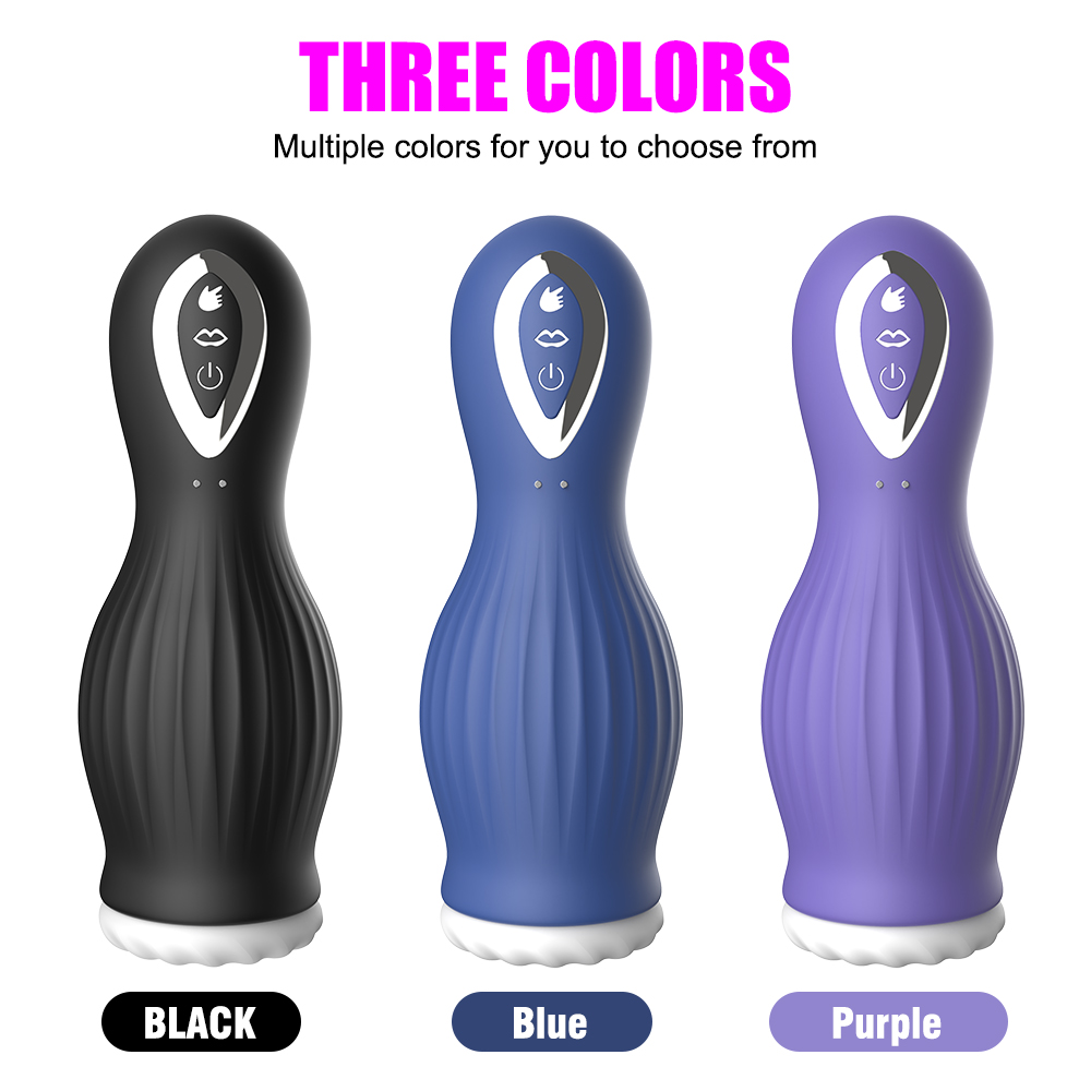 Viper - Vaccum Sucking Tongue Licking Penis Trainer Men's Massage Cup - 